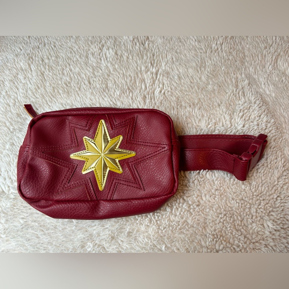 Kids Burgundy Marvel Fanny Pack